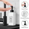 imageDish Soap Dispenser Matte Black Soap Dispenser for Kitchen Glass Dishes Dispenser with Pump Farmhouse Liquid Soap Bottle Dispenser Refillable Soap Bottle for Kitchen Decor 123fl ozWhite Dishes