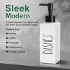 imageDish Soap Dispenser Matte Black Soap Dispenser for Kitchen Glass Dishes Dispenser with Pump Farmhouse Liquid Soap Bottle Dispenser Refillable Soap Bottle for Kitchen Decor 123fl ozWhite Dishes