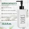 imageDish Soap Dispenser for Kitchen Glass Dishes Dispenser with Pump Refillable Liquid Kitchen Dish Bottle Farmhouse Soap Bottle for Home Decor 123fl oz Matte White Soap BottlesWhite Dishes