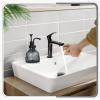 imageGlass Soap Dispenser with Pump Vintage Clear Mini Dispenser for Kitchen and Bathroom 7 oz Liquid BottlesBlack