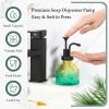 imageGlass Soap Dispenser with Pump Vintage Clear Mini Dispenser for Kitchen and Bathroom 7 oz Liquid BottlesYellowgreen Gradient