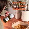 imageTrendPlain  Original 16oz470ml Olive Oil Dispenser Bottle for Kitchen Gadgets and Air Fryer Accessories  Olive Oil Sprayer for Cooking wStickers  BlackAsh