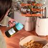 imageTrendPlain  Original 16oz470ml Olive Oil Dispenser Bottle for Kitchen Gadgets and Air Fryer Accessories  Olive Oil Sprayer for Cooking wStickers  BlackSky Blue