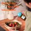 imageTrendPlain  Original 16oz470ml Olive Oil Dispenser Bottle for Kitchen Gadgets and Air Fryer Accessories  Olive Oil Sprayer for Cooking wStickers  BlackSky Blue