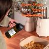 imageTrendPlain  Original 16oz470ml Olive Oil Dispenser Bottle for Kitchen Gadgets and Air Fryer Accessories  Olive Oil Sprayer for Cooking wStickers  Black2 Black