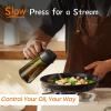 imageTrendPlain  Original 16oz470ml Olive Oil Dispenser Bottle for Kitchen Gadgets and Air Fryer Accessories  Olive Oil Sprayer for Cooking wStickers  BlackBlack