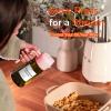imageTrendPlain  Original 16oz470ml Olive Oil Dispenser Bottle for Kitchen Gadgets and Air Fryer Accessories  Olive Oil Sprayer for Cooking wStickers  BlackBlackPeach