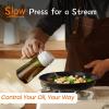 imageTrendPlain  Original 16oz470ml Olive Oil Dispenser Bottle for Kitchen Gadgets and Air Fryer Accessories  Olive Oil Sprayer for Cooking wStickers  BlackWhite
