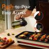 imageTrendPlain  Original 16oz470ml Olive Oil Dispenser Bottle for Kitchen Gadgets and Air Fryer Accessories  Olive Oil Sprayer for Cooking wStickers  BlackBlackWhite