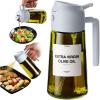 imageTrendPlain  Original 16oz470ml Olive Oil Dispenser Bottle for Kitchen Gadgets and Air Fryer Accessories  Olive Oil Sprayer for Cooking wStickers  BlackAsh