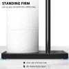 imageCISILY Black Toilet Paper Holder Stand with Phone Shelf Bathroom Toliet Decor Decoration Tissue Roll Free Standing Storage Rv Accessories Apartment Restroom Household Home EssentialsWith Wipe Box