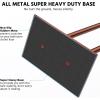 imageCISILY Black Toilet Paper Holder Stand with Phone Shelf Bathroom Toliet Decor Decoration Tissue Roll Free Standing Storage Rv Accessories Apartment Restroom Household Home EssentialsBronze