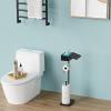 imageCISILY Black Toilet Paper Holder Stand with Phone Shelf Bathroom Toliet Decor Decoration Tissue Roll Free Standing Storage Rv Accessories Apartment Restroom Household Home EssentialsWith Wipe Box