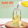 imageTrendPlain 16oz470ml Glass Olive Oil Sprayer for Cooking  2 in 1 Olive Oil Dispenser Bottle for Kitchen Gadgets and Air Fryer Accessories Salad BBQ  BlackNavy