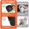 imageTrendPlain 2Pack 16oz Olive Oil Dispenser Set  Original ampamp LightBlocking Bottles with Stickers  Black ampamp Green