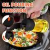 imageTrendPlain 2Pack 16oz Olive Oil Dispenser Set  Original ampamp LightBlocking Bottles with Stickers  Black ampamp Green
