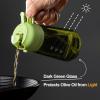 imageTrendPlain 2Pack 16oz Olive Oil Dispenser Set  Original ampamp LightBlocking Bottles with Stickers  Black ampamp Green
