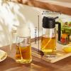 imageTrendPlain Oil Sprayer for Cooking with 8 Waterproof Stickers  White Lid Set