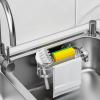 imageCisily Kitchen Sink Caddy Sponge Holder in The Sink Stainless Steel Kitchen Sink Organizer Brush Holder Dish Cloth Hanger Sink Stopper Holder with 2 Installation Ways Suction ampamp AdhesivesSilver
