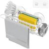 imageCisily Kitchen Sink Caddy Sponge Holder in The Sink Stainless Steel Kitchen Sink Organizer Brush Holder Dish Cloth Hanger Sink Stopper Holder with 2 Installation Ways Suction ampamp AdhesivesSilver