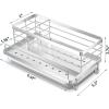 imageCisily Stainless Steel Sponge Holder for Kitchen Sink Caddy Sink Organizer Rack for Kitchen Accessories with Drip Tray Rustproof and Nonslip Dish Soap Dispenser Countertop OrganizerSilver