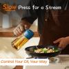 imageTrendPlain Oil Sprayer for Cooking with 8 Waterproof Stickers  Navy Lid Set
