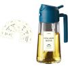 imageTrendPlain Oil Sprayer for Cooking with 8 Waterproof Stickers  Navy Lid Set