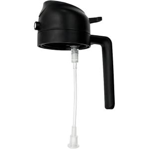 imageTrendPlain Replacement Lid for 16oz Glass Olive Oil Sprayer  PP Plastic Cap Compatible with Oil Dispenser Bottle Black