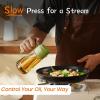 image:imageTrendPlain Oil Sprayer for Cooking with 8 Waterproof Stickers  Green Lid Set