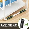 image:imageCisily 2Tier Kitchen Sink Caddy Organzier Rack with Flexible Dish Brush Holder Sponge Holder for Kitchen Sink Countertop Organization StorageHome Decor Accessories Essentials Stainless SteelWhite