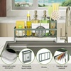 image:imageCisily Extra Large Sink Caddy Organizer with Drying Stone Black Sponge Holder for Kitchen Dish Brush Holder for Countertop Kitchen Decor Storage and EssentialsSage Green