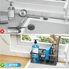 image:imageCisily Sink Caddy Sponge Holder for Kitchen with Brush Holder and Stainless Steel Self Drain Tray Rustproof Kitchen Sink Organizer for Sponge Soap Dispenser Storage AccessoriesBlack