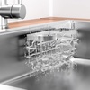 image:imageCisily Smiley Sponge Holder for Kitchen Sink Caddy Stainless Steel Movable Brush Holder Dish Cloth Hanger Suction Cup Sink Caddy Organizer Scrubber Accessories SilverSilver