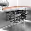 image:imageCisily Smiley Sponge Holder for Kitchen Sink Caddy Stainless Steel Movable Brush Holder Dish Cloth Hanger Suction Cup Sink Caddy Organizer Scrubber Accessories SilverBlack