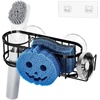 image:imageCisily Sponge Holder Smiley Face Sink Caddy for kitchen Sink Kitchen Organizer Sponge Holder with 2 PCS Suction Cups and Adhesive Strips Designed for Sponge Soap Dish brush ScrubberBlackSmiley faceBlack
