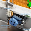 image:imageCisily Sponge Holder Smiley Face Sink Caddy for kitchen Sink Kitchen Organizer Sponge Holder with 2 PCS Suction Cups and Adhesive Strips Designed for Sponge Soap Dish brush ScrubberBlackSmiley faceBlack