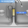 image:imageCisily Sponge Holder Smiley Face Sink Caddy for kitchen Sink Kitchen Organizer Sponge Holder with 2 PCS Suction Cups and Adhesive Strips Designed for Sponge Soap Dish brush ScrubberBlackHangingblack