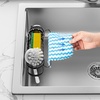 image:imageCisily Sponge Holder Smiley Face Sink Caddy for kitchen Sink Kitchen Organizer Sponge Holder with 2 PCS Suction Cups and Adhesive Strips Designed for Sponge Soap Dish brush ScrubberBlackHangingblack